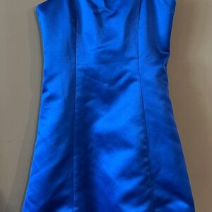 David’s bridal Blue Formal dress size 6 girls